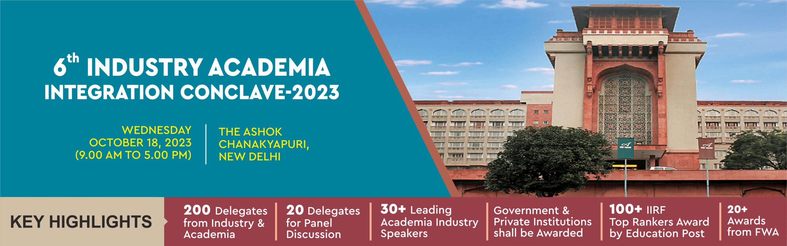 6th Industry Academia Integration Conclave -2023