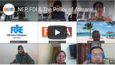 NEP, FDI & The Policy of Atmanirbharta – The Point of Convergence.